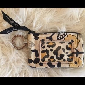 Vera Bradley Coin Wallet with key ring